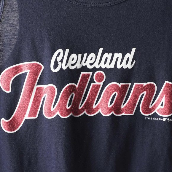 NWT Small Cleveland Indians New Era Women's Mesh Back Jersey Tank Top - Picture 5 of 5
